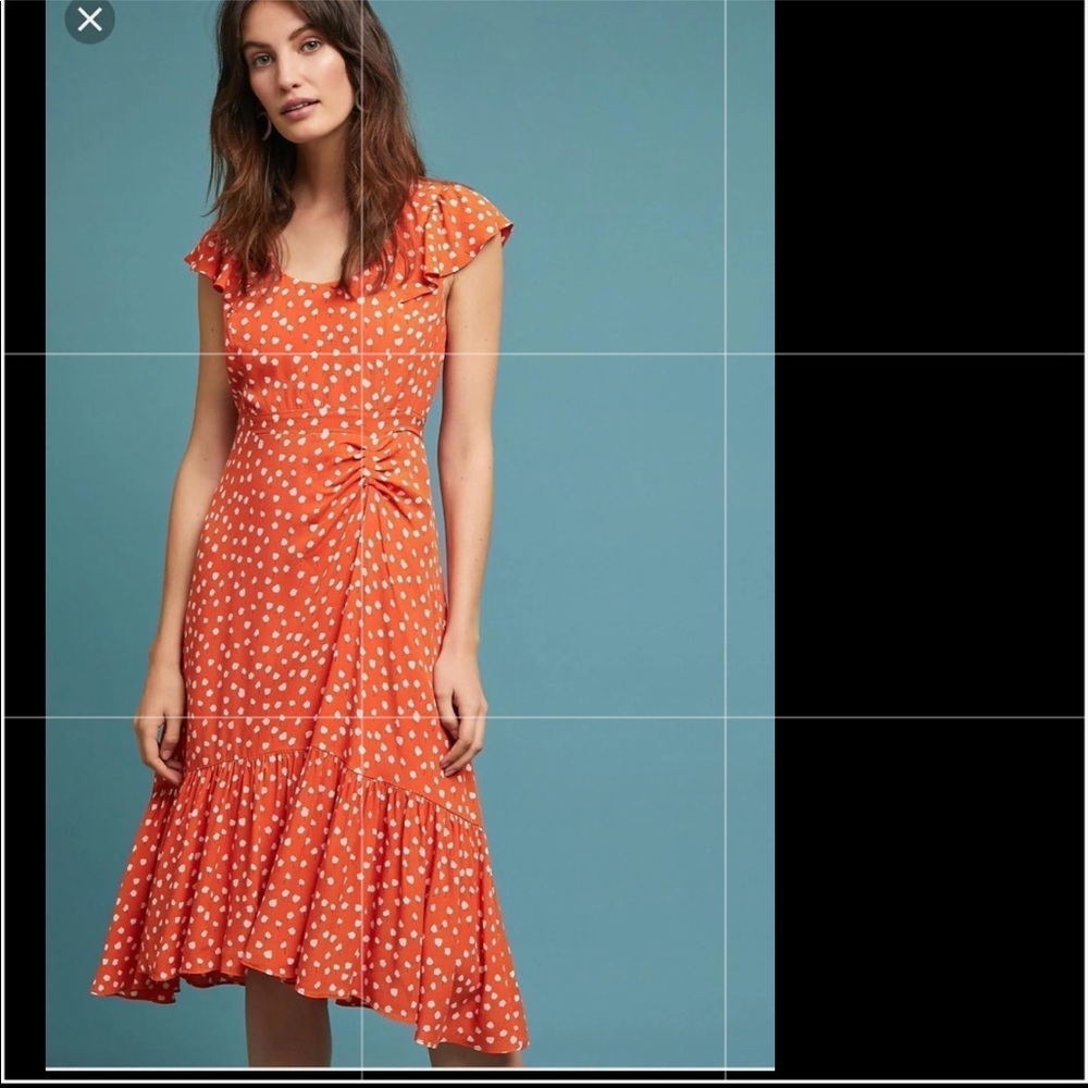 Anthropologie flower dress